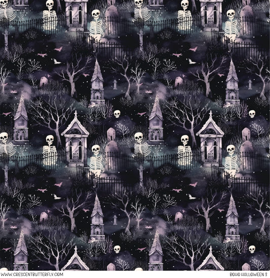 Boho Halloween 3 Printed Vinyl Sheet/Wrap