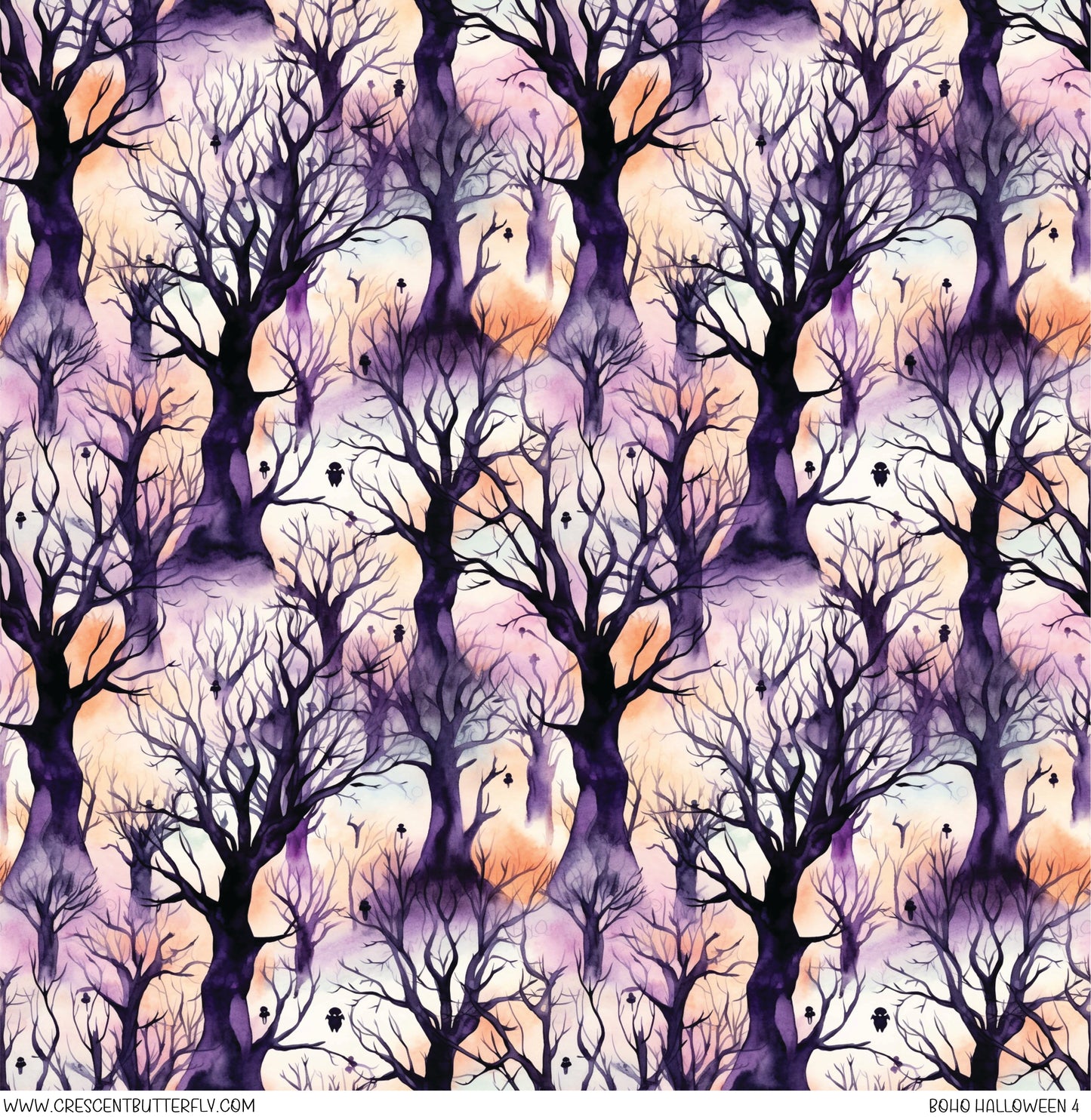 Boho Halloween 4 Printed Vinyl Sheet/Wrap