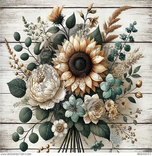 Boho Rustic 2 Printed Vinyl Sheet/Wrap