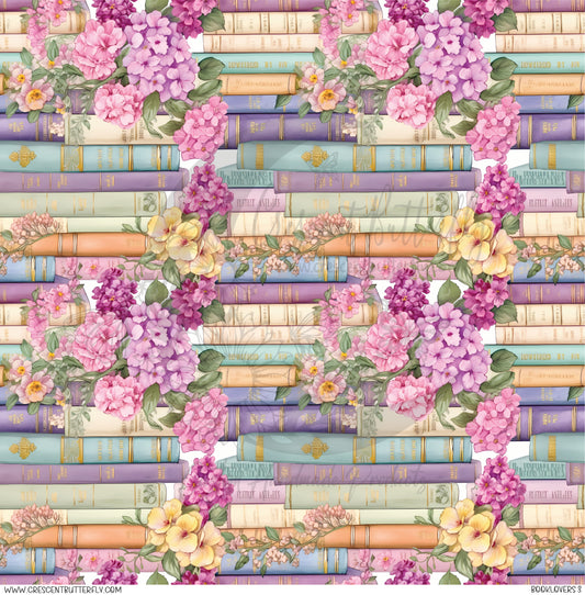 Booklovers 3 Printed Vinyl Sheet/Wrap