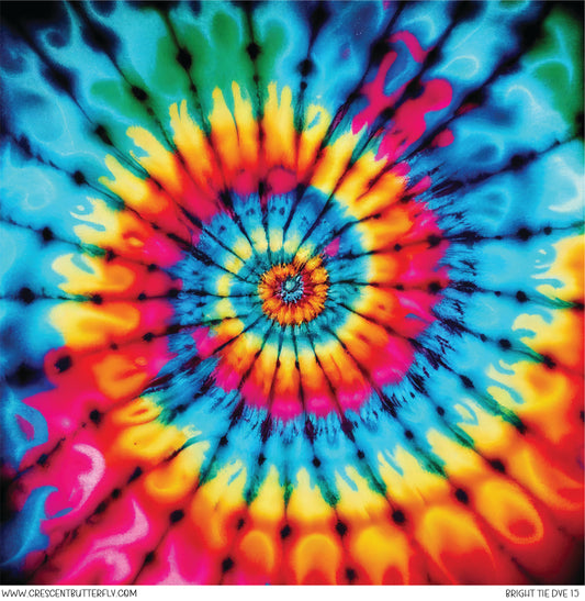 Bright Tie Dye 15 Printed Vinyl Sheet/Wrap