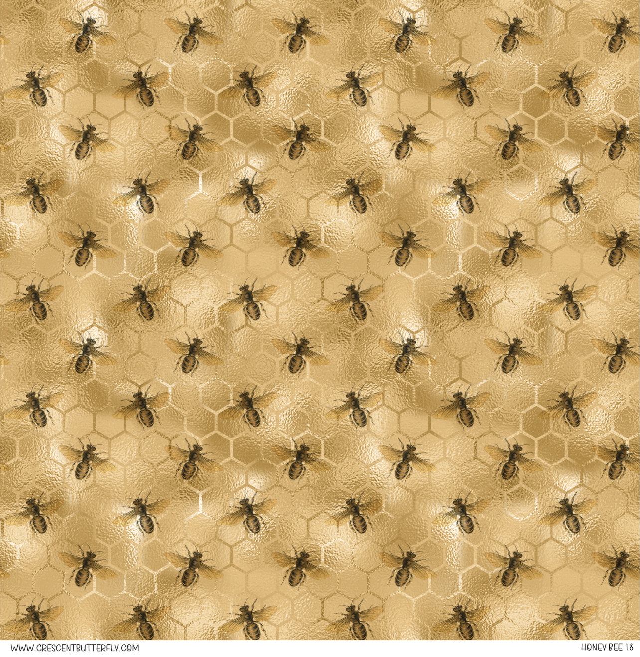 Honey Bee 18 Pattern Vinyl Sheet/Wrap