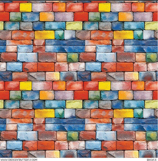 Bricks 8 Vinyl Sheet/Wrap