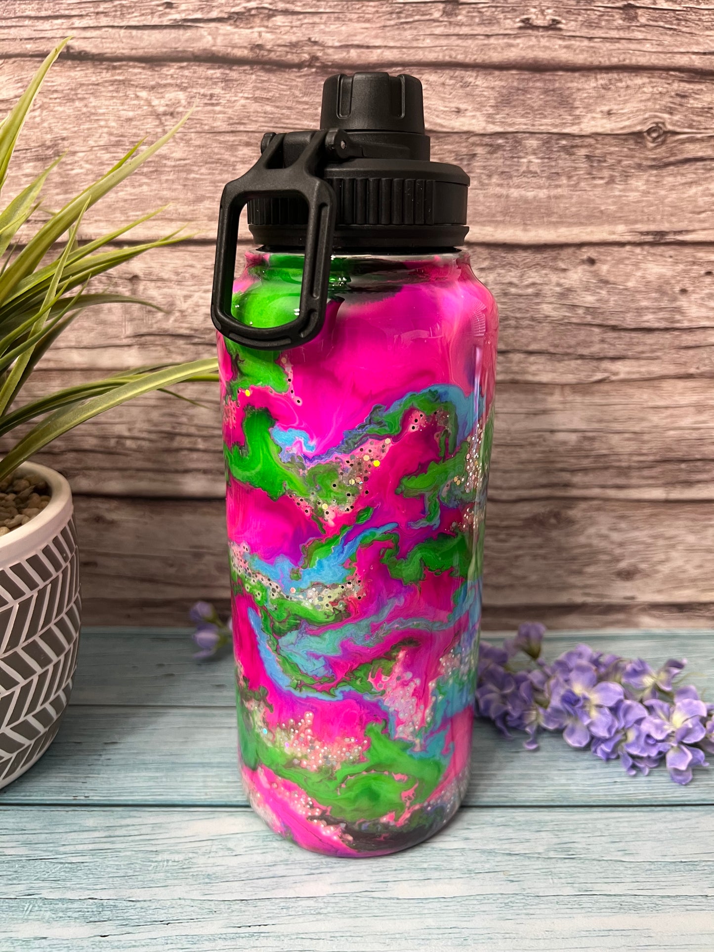 Starburst Handmade Custom Epoxy Tumbler