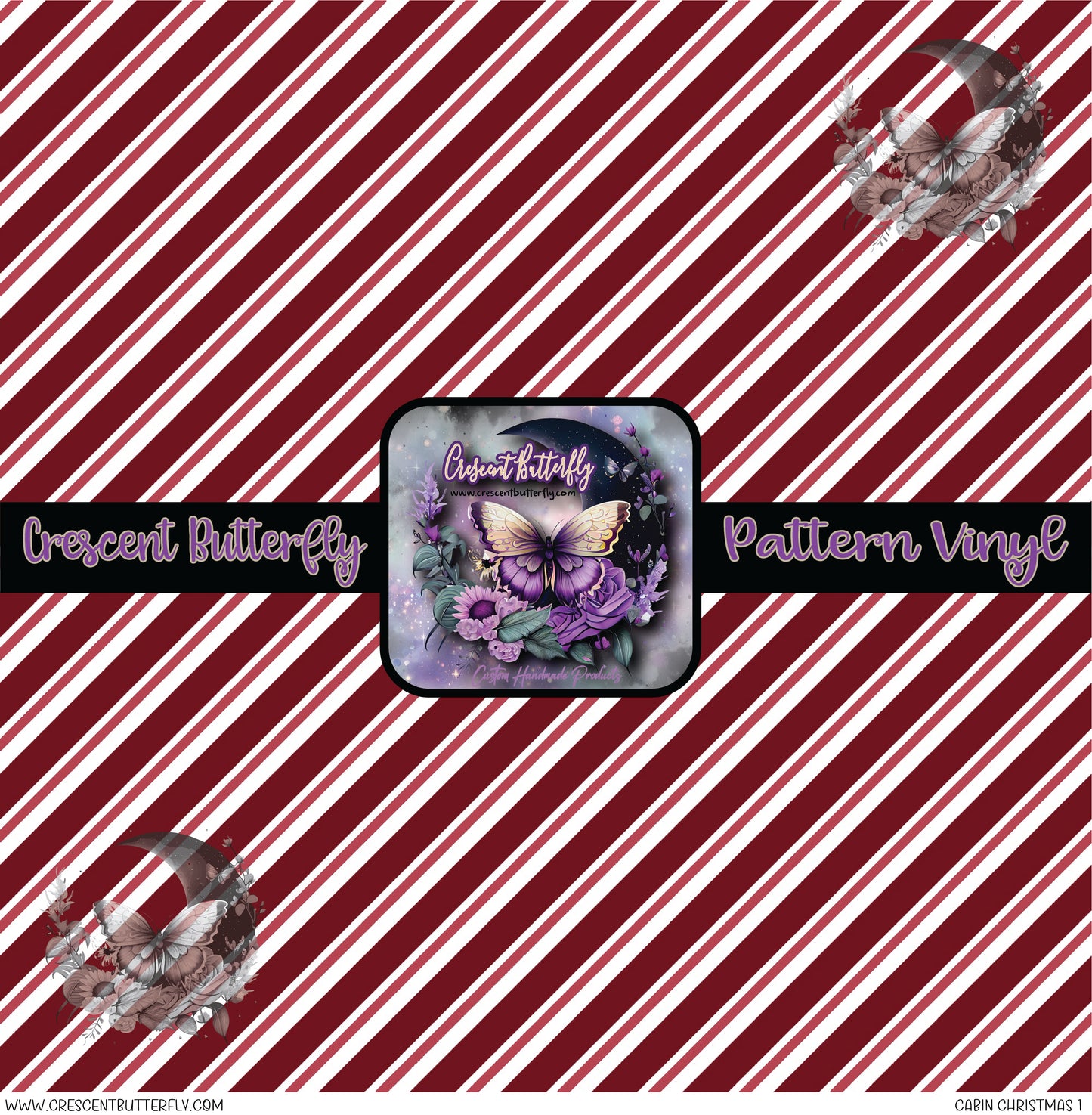 Cabin Christmas 1 Printed Vinyl Sheet/Wrap