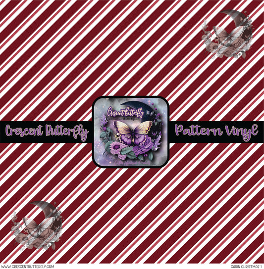 Cabin Christmas 1 Printed Vinyl Sheet/Wrap