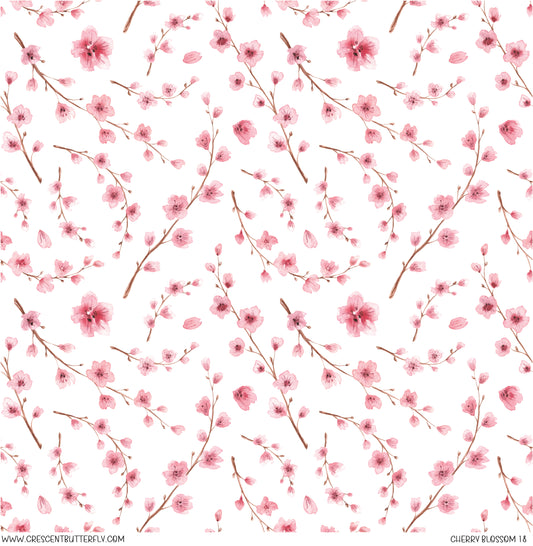 Cherry Blossom 18 Vinyl Sheet/Wrap