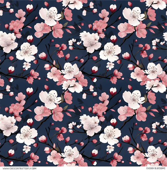 Cherry Blossoms Vinyl Sheet/Wrap