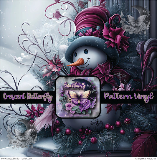 Christmas Magic 68 Printed Vinyl Sheet-Tumbler Wrap