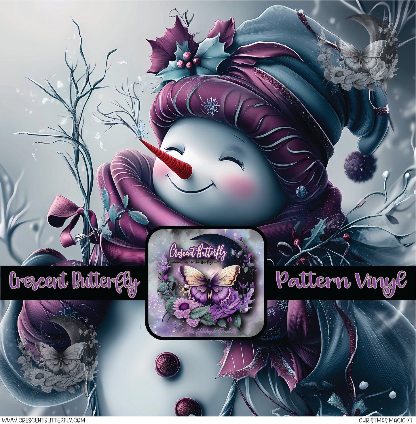 Christmas Magic 71 Printed Vinyl Sheet-Tumbler Wrap