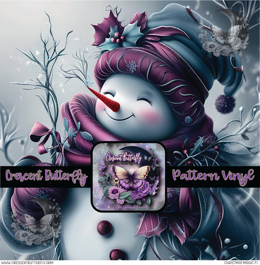 Christmas Magic 71 Printed Vinyl Sheet-Tumbler Wrap