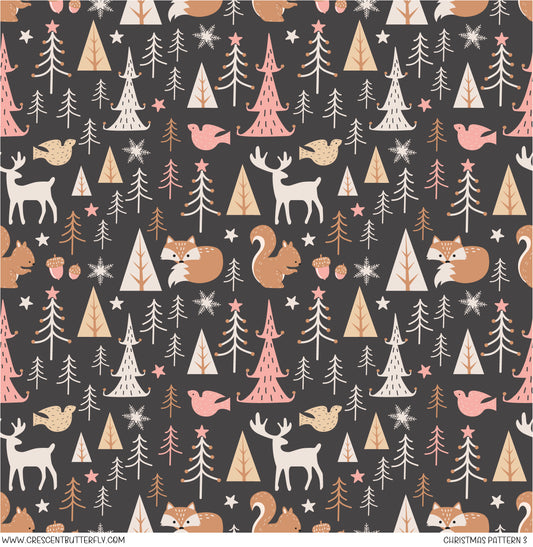 Christmas Pattern 3 Vinyl Sheet/Wrap