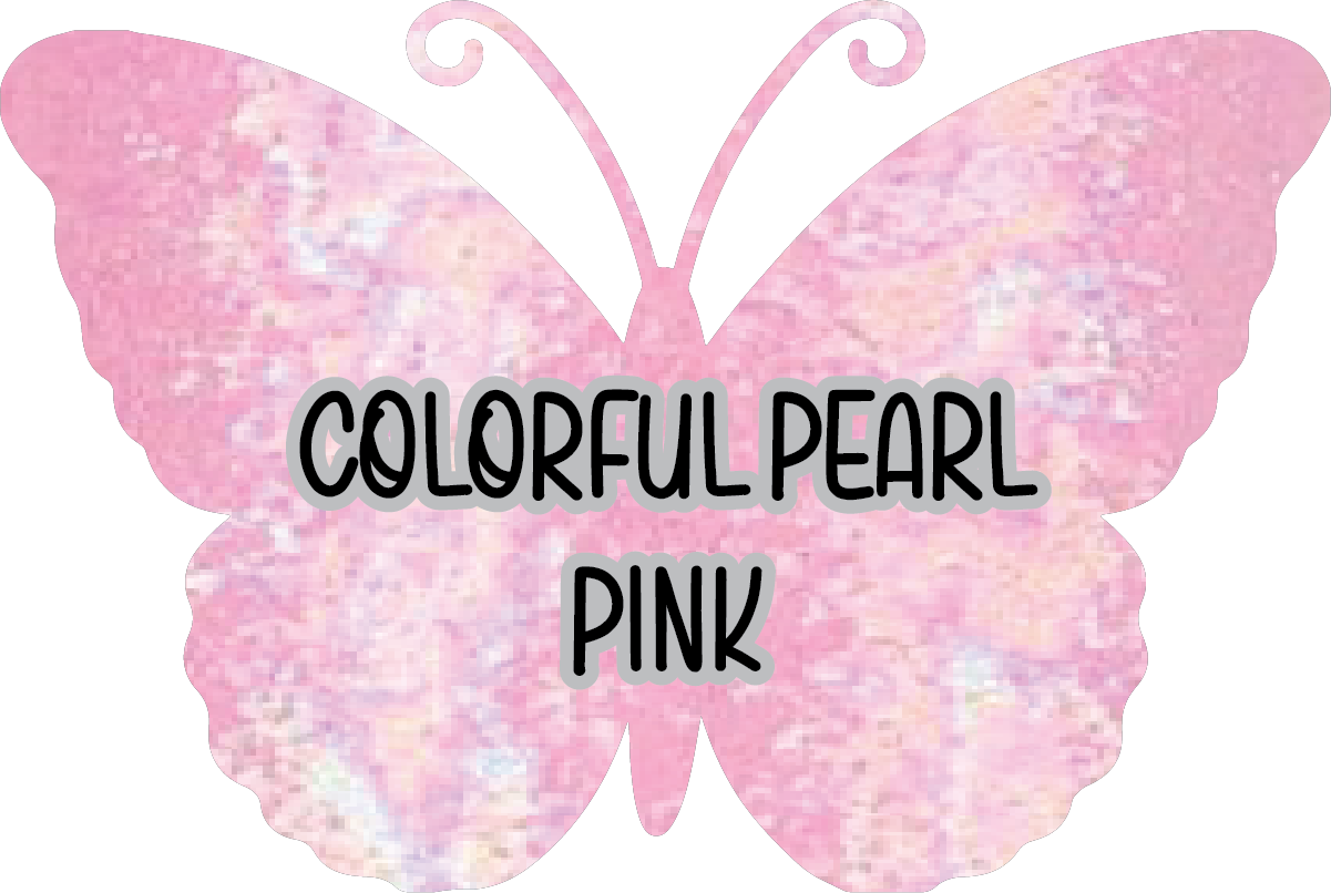 Colorful Pearl Pink Pre-Cut Pinstripe Vinyl Sheet