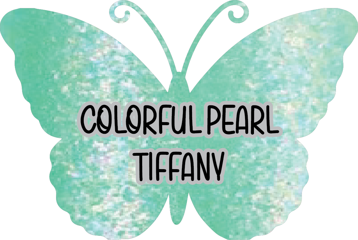 Colorful Pearl Tiffany Pre-Cut Pinstripe Vinyl Sheet