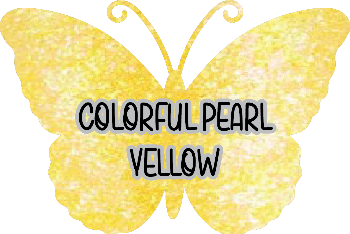 Colorful Pearl Yellow Pre-Cut Pinstripe Vinyl Sheet
