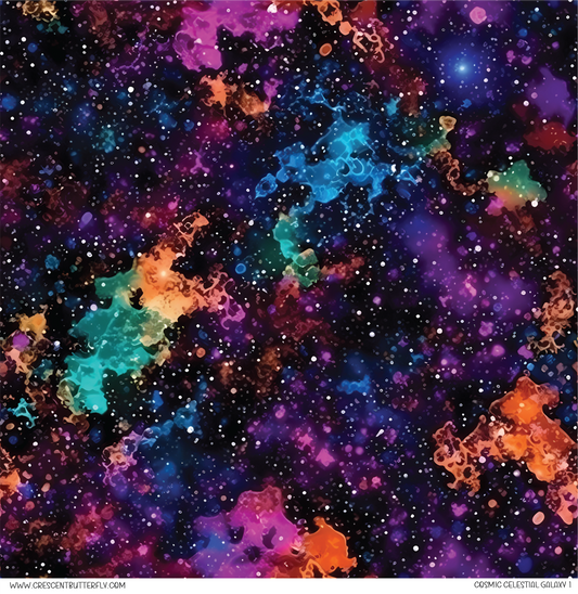 Cosmic Celestial Galaxy 1 Vinyl Sheet/Wrap