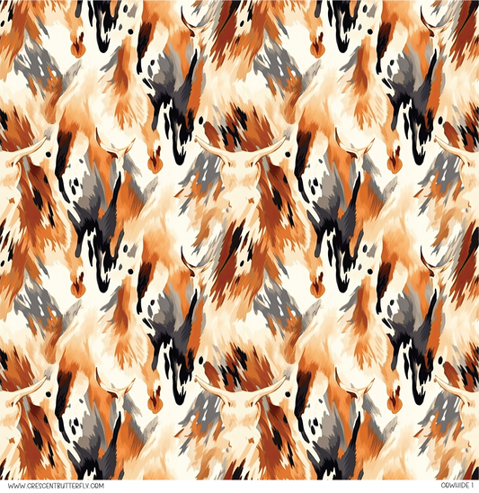 Cowhide 1 Vinyl Sheet/Wrap