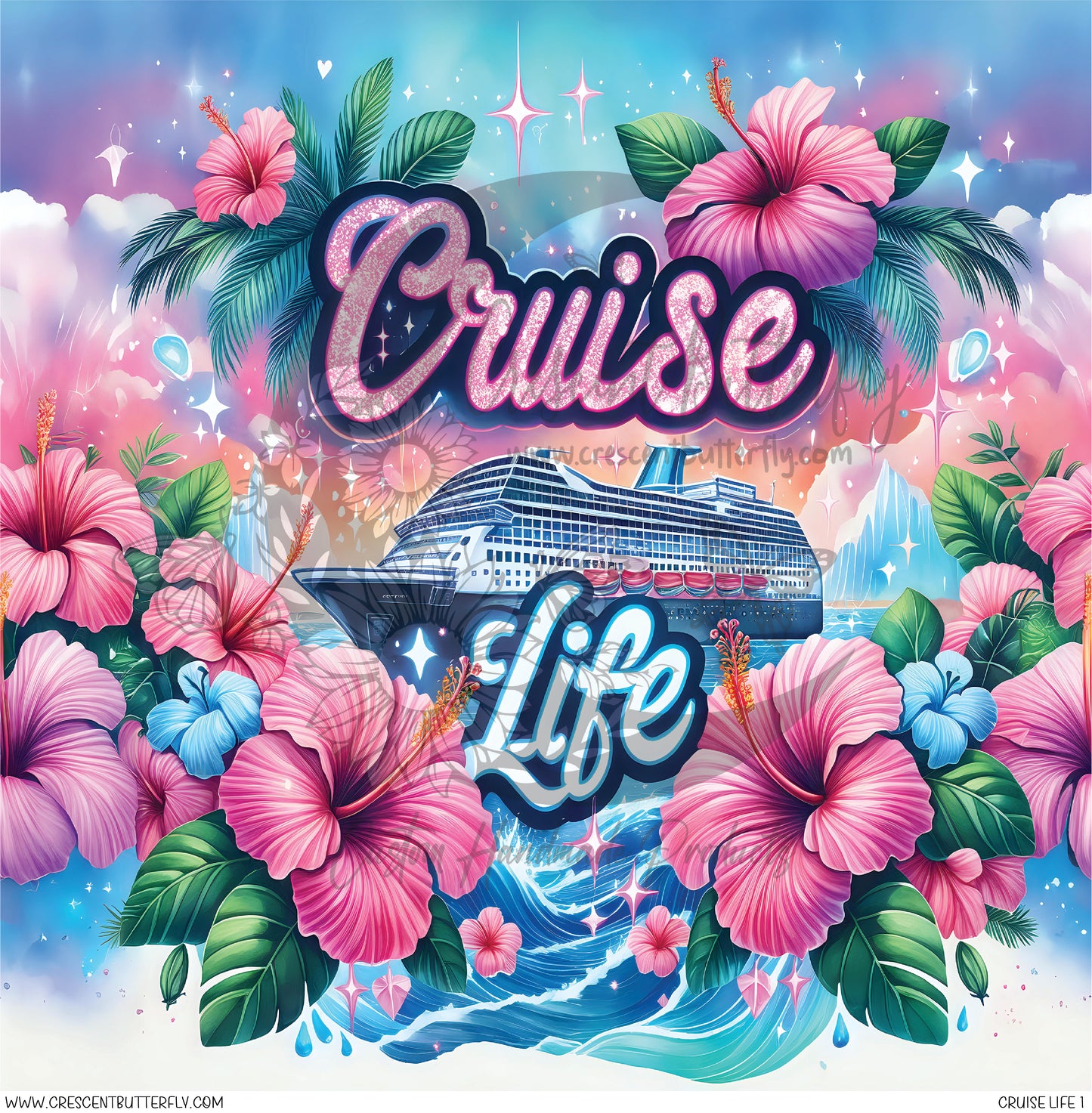 Cruise Life 1 Printed Vinyl Sheet/Wrap