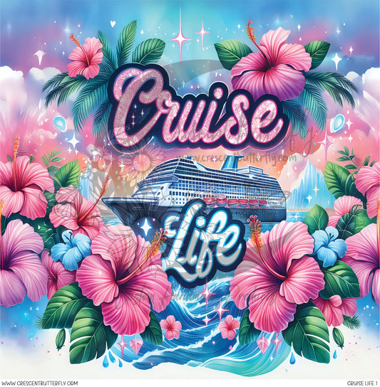 Cruise Life 1 Printed Vinyl Sheet/Wrap