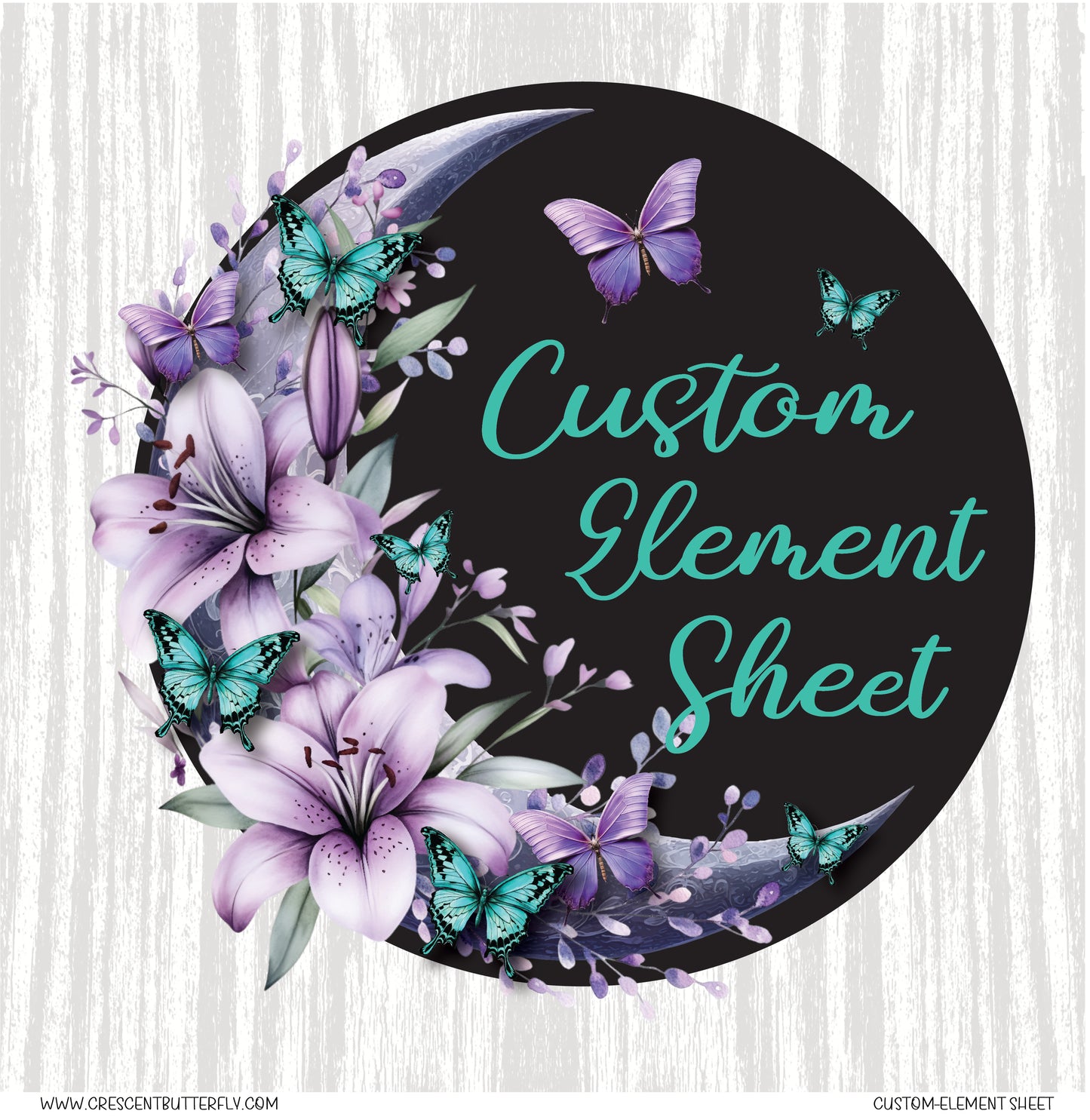 Custom-Element Sheet UV DTF