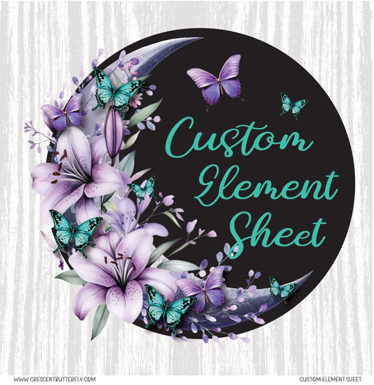 Custom-Element Sheet UV DTF
