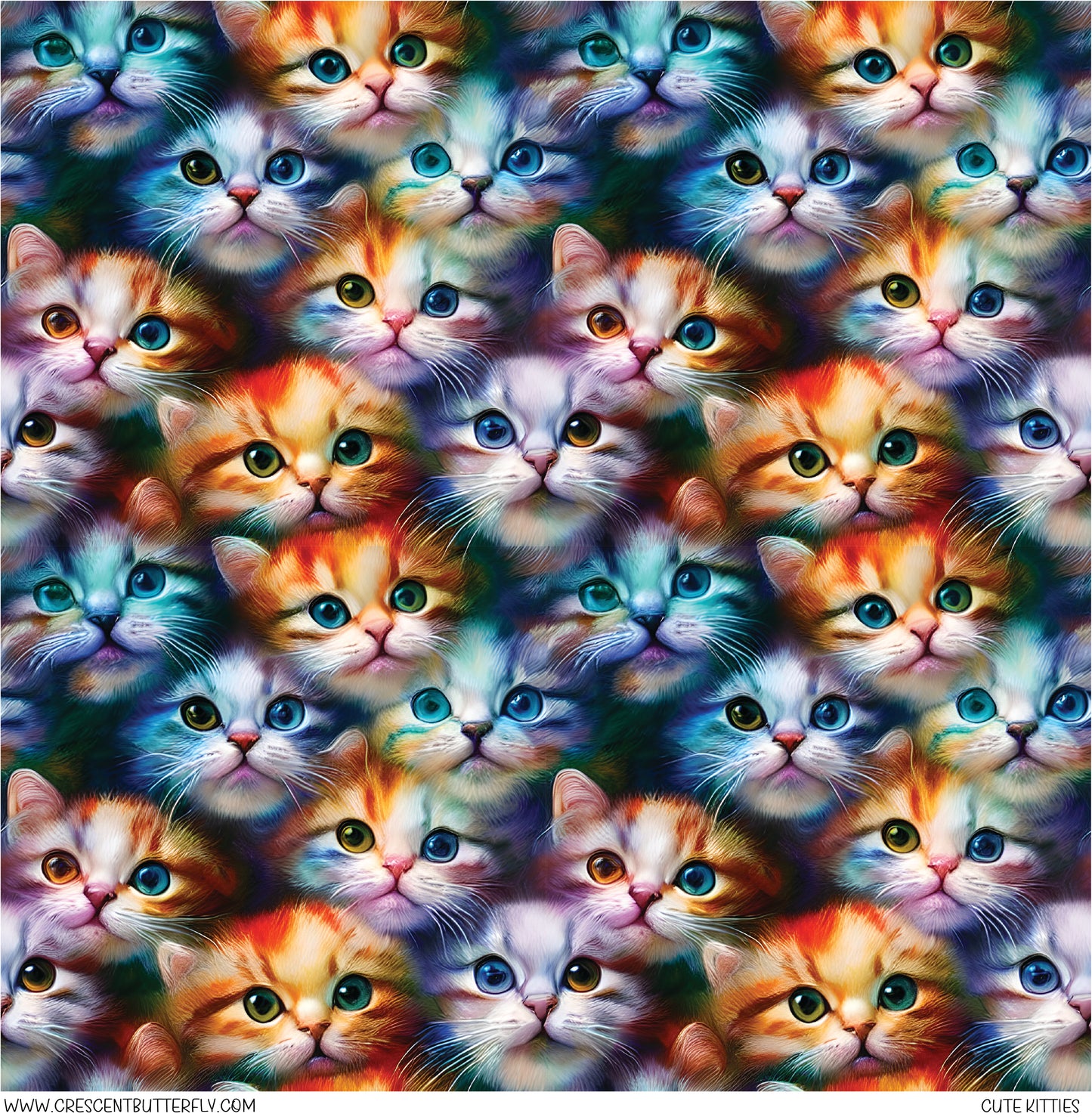 Cute Kitties Vinyl Sheet/Wrap