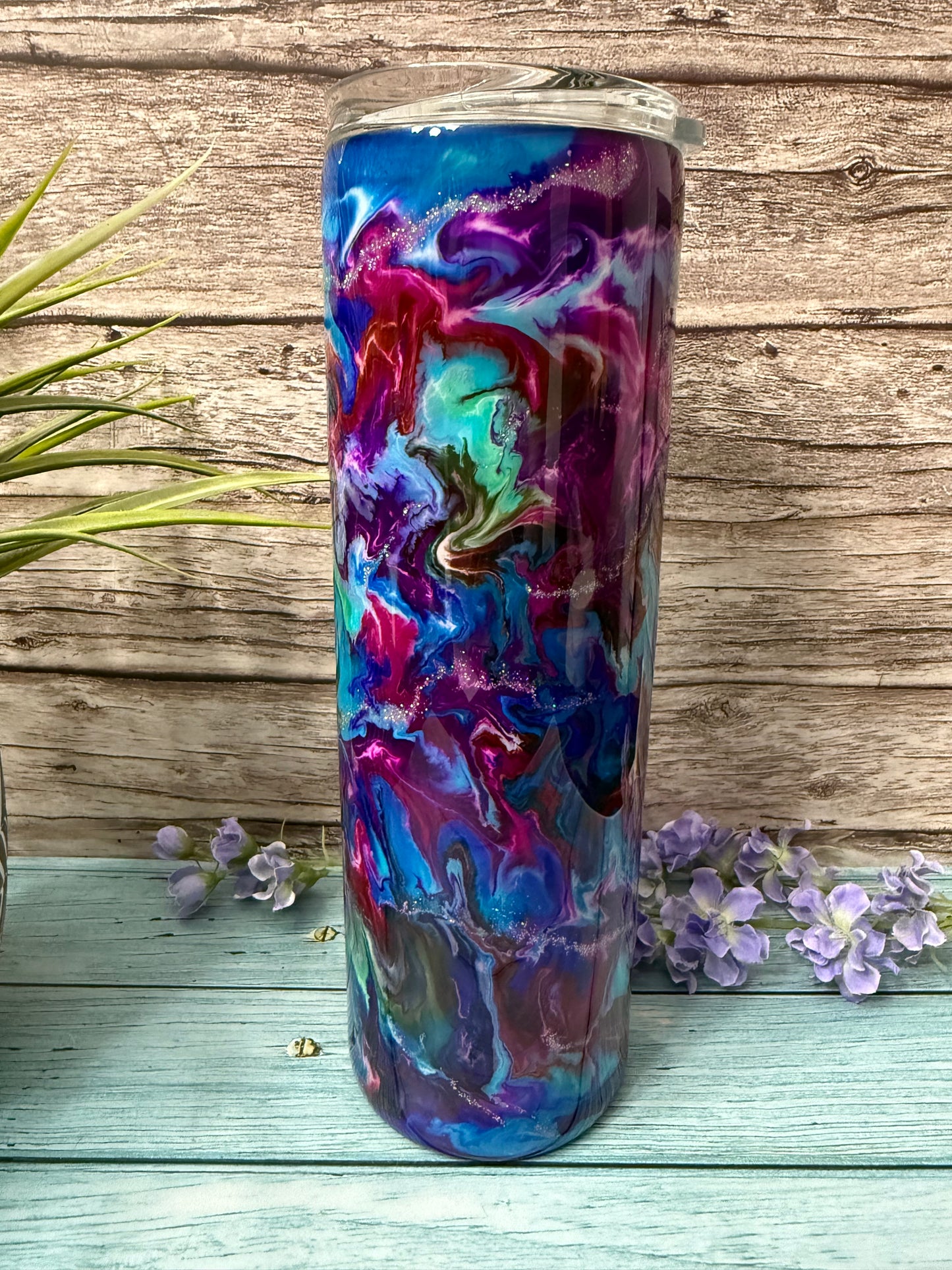 Ocean Pixie Tricks Handmade Custom Epoxy Tumbler