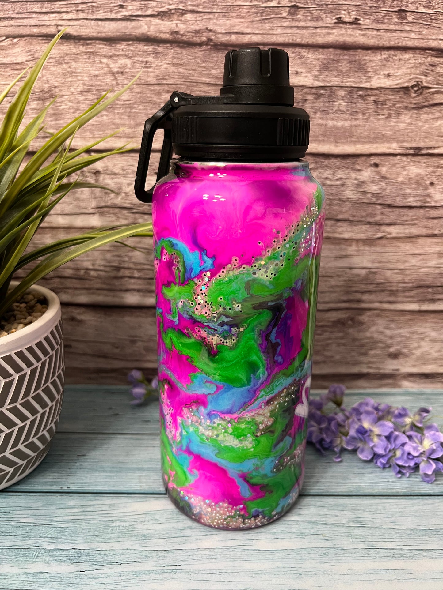 Starburst Handmade Custom Epoxy Tumbler