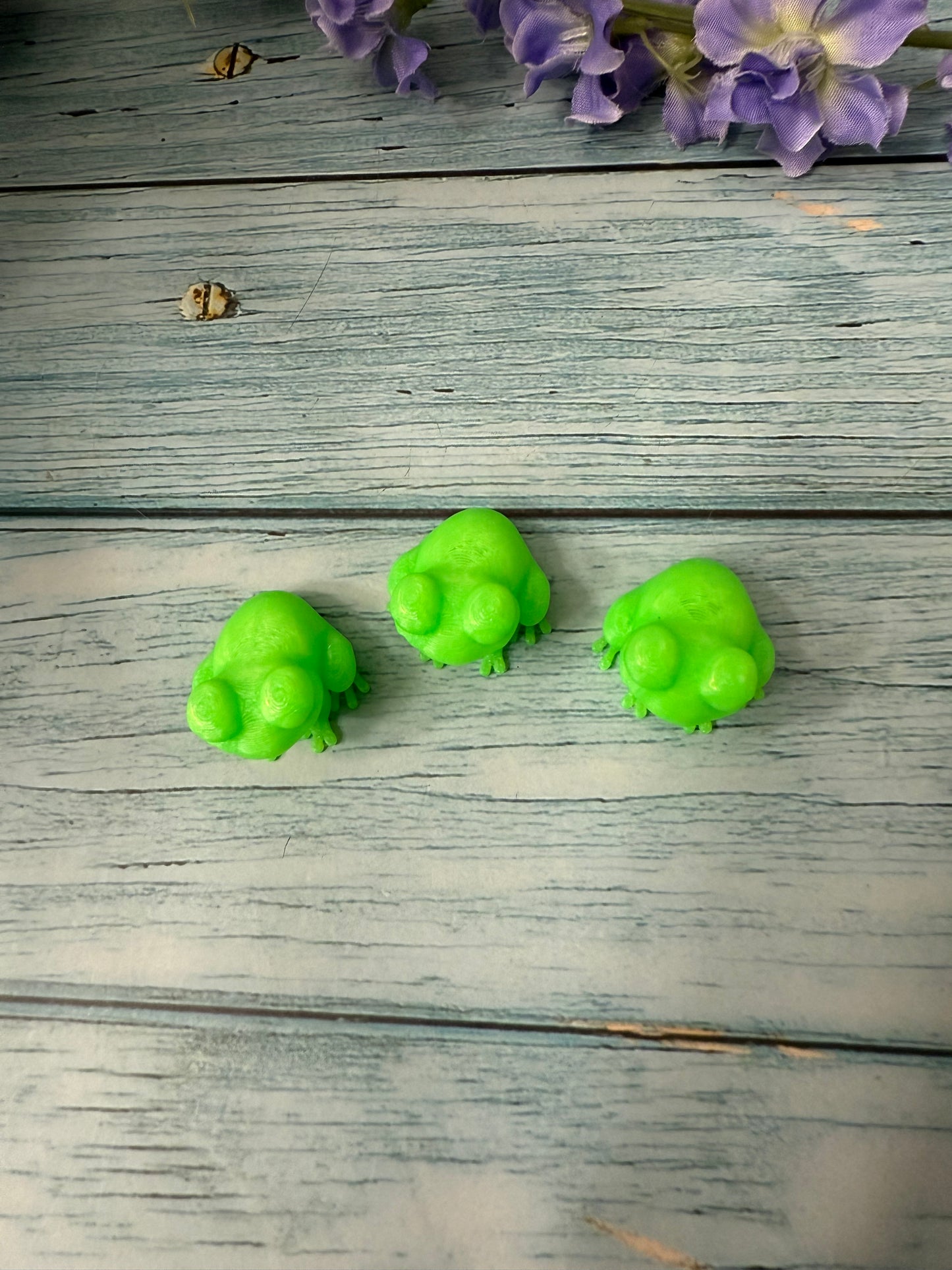 3D Printed Cute Little Frog 3Pk