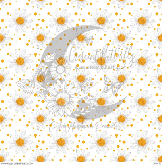 Daisy 12 Printed Vinyl Sheet/Wrap