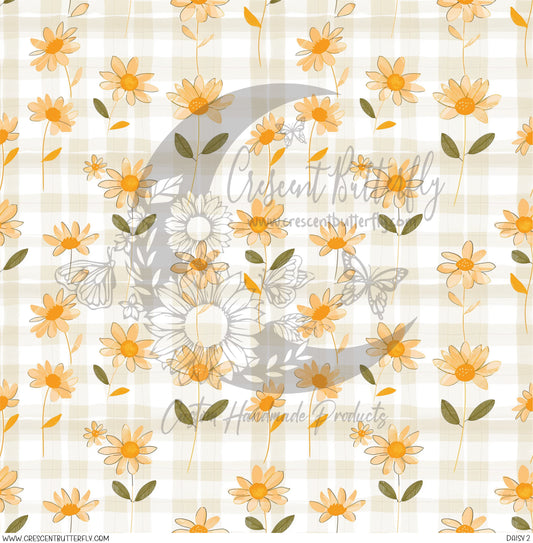 Daisy 2 Printed Vinyl Sheet/Wrap