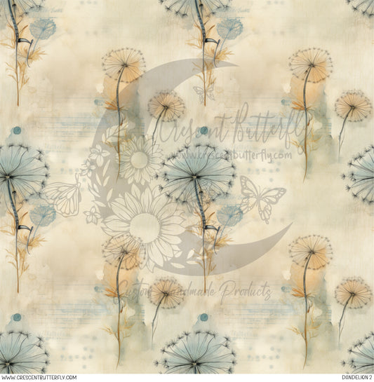 Dandelion 2 Printed Vinyl Sheet/Wrap