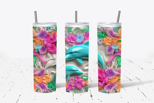 Dolphin 3D Sublimation Tumbler