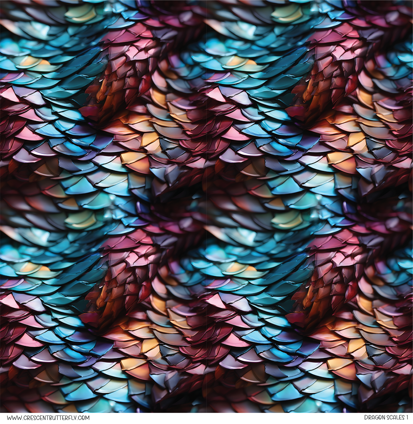 Dragon Scales 1 Printed Vinyl Sheet/Wrap