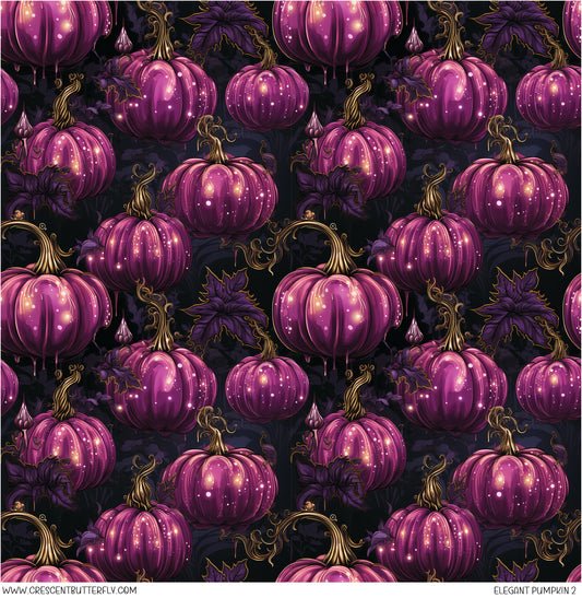 Elegant Pumpkin 2 Printed Vinyl Sheet/Wrap