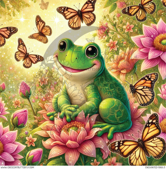 Enchanted Frog 3 Printed Vinyl Sheet/Wrap