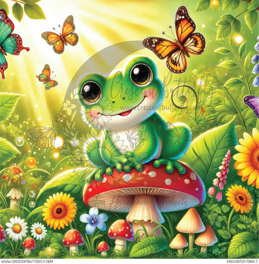 Enchanted Frog 5 Printed Vinyl Sheet/Wrap