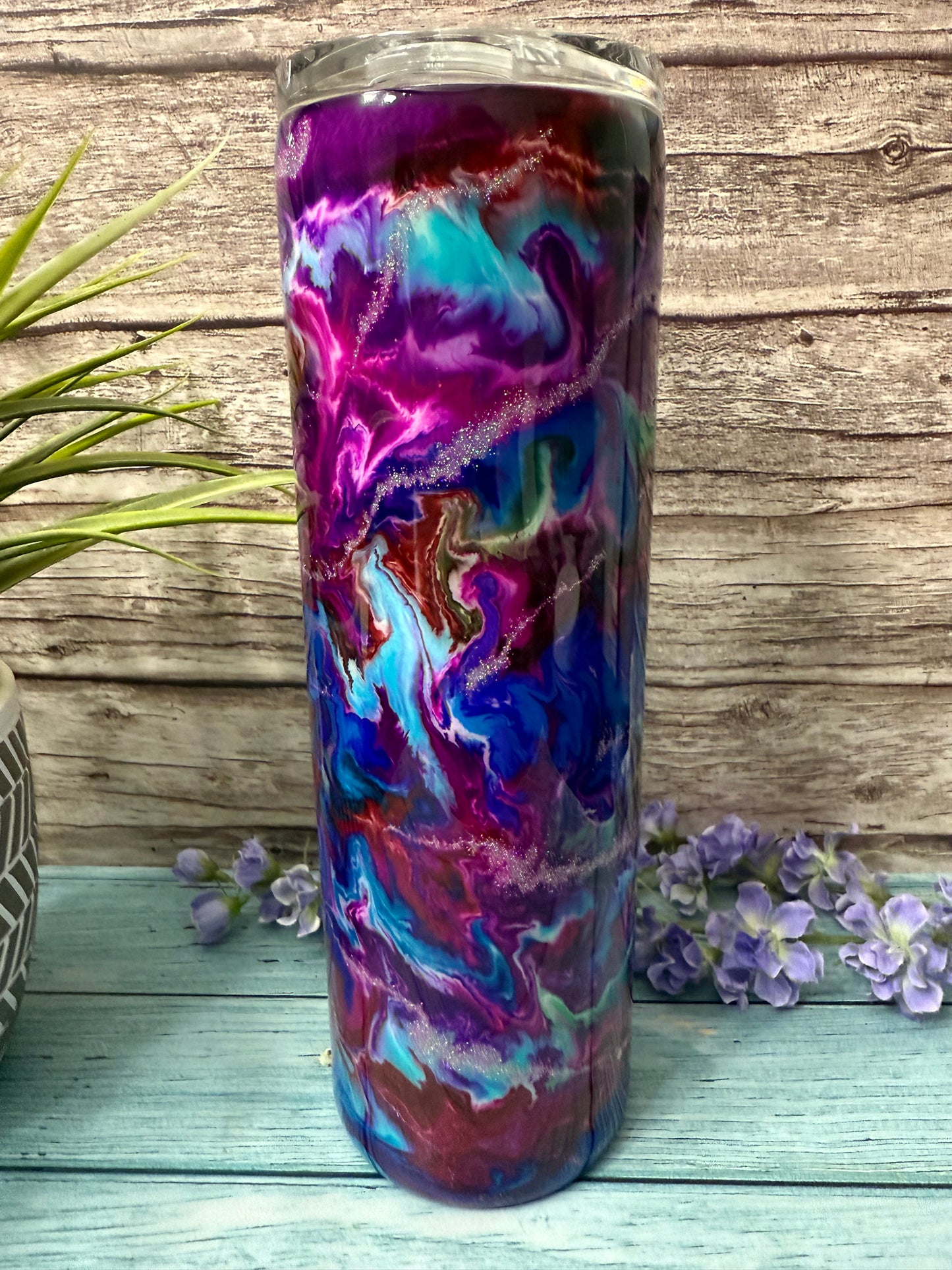 Ocean Pixie Tricks Handmade Custom Epoxy Tumbler