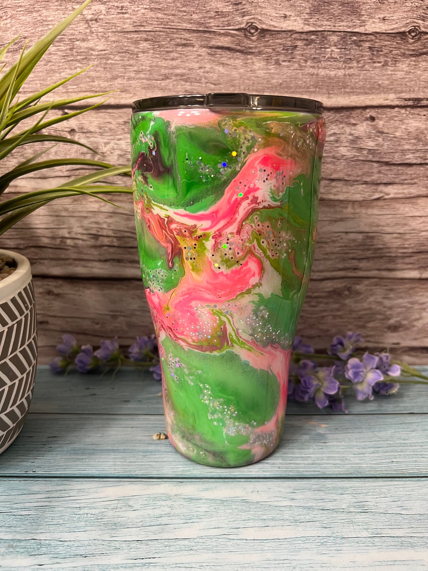 Girls Just Wanna Have Fun Handmade Custom Epoxy Tumbler