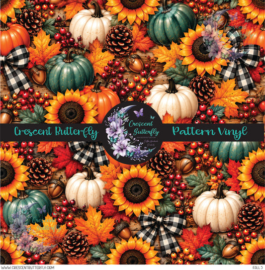 Fall 5 Printed Vinyl Sheet/Wrap