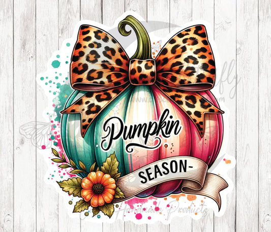 Fall Pumpkin 11 Sticker / Decal