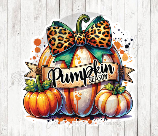 Fall Pumpkin 19 Sticker / Decal