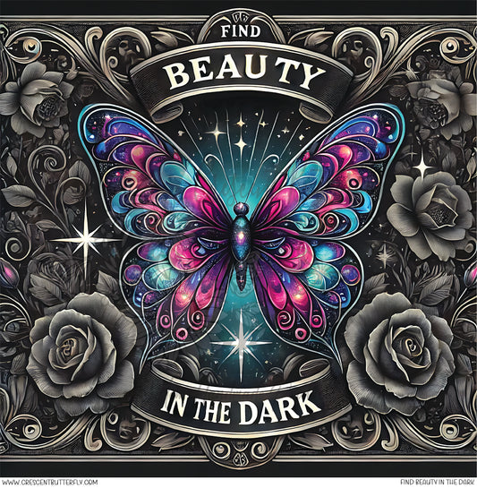 Find Beauty In The Dark Printed Vinyl Sheet/Wrap