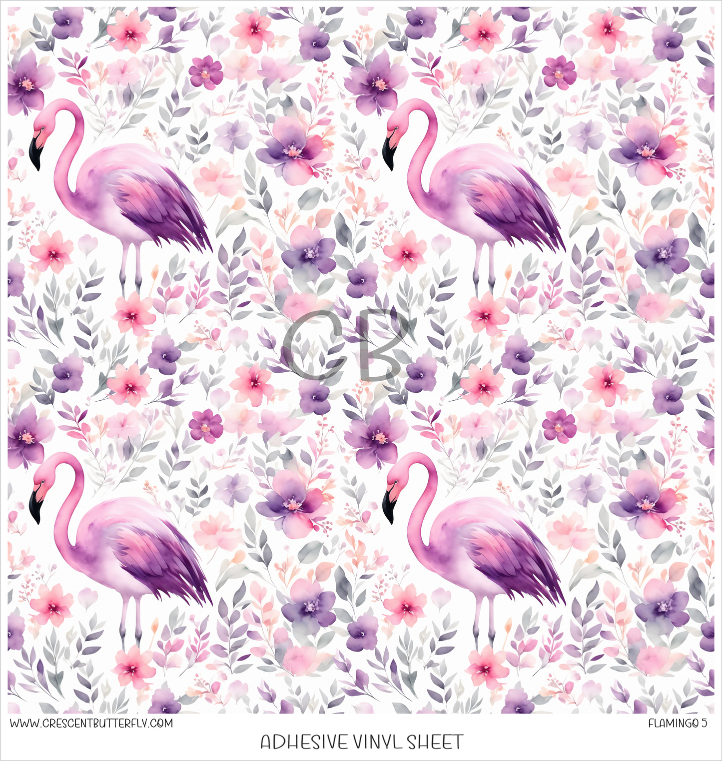 Flamingo 5 Printed Vinyl Sheet