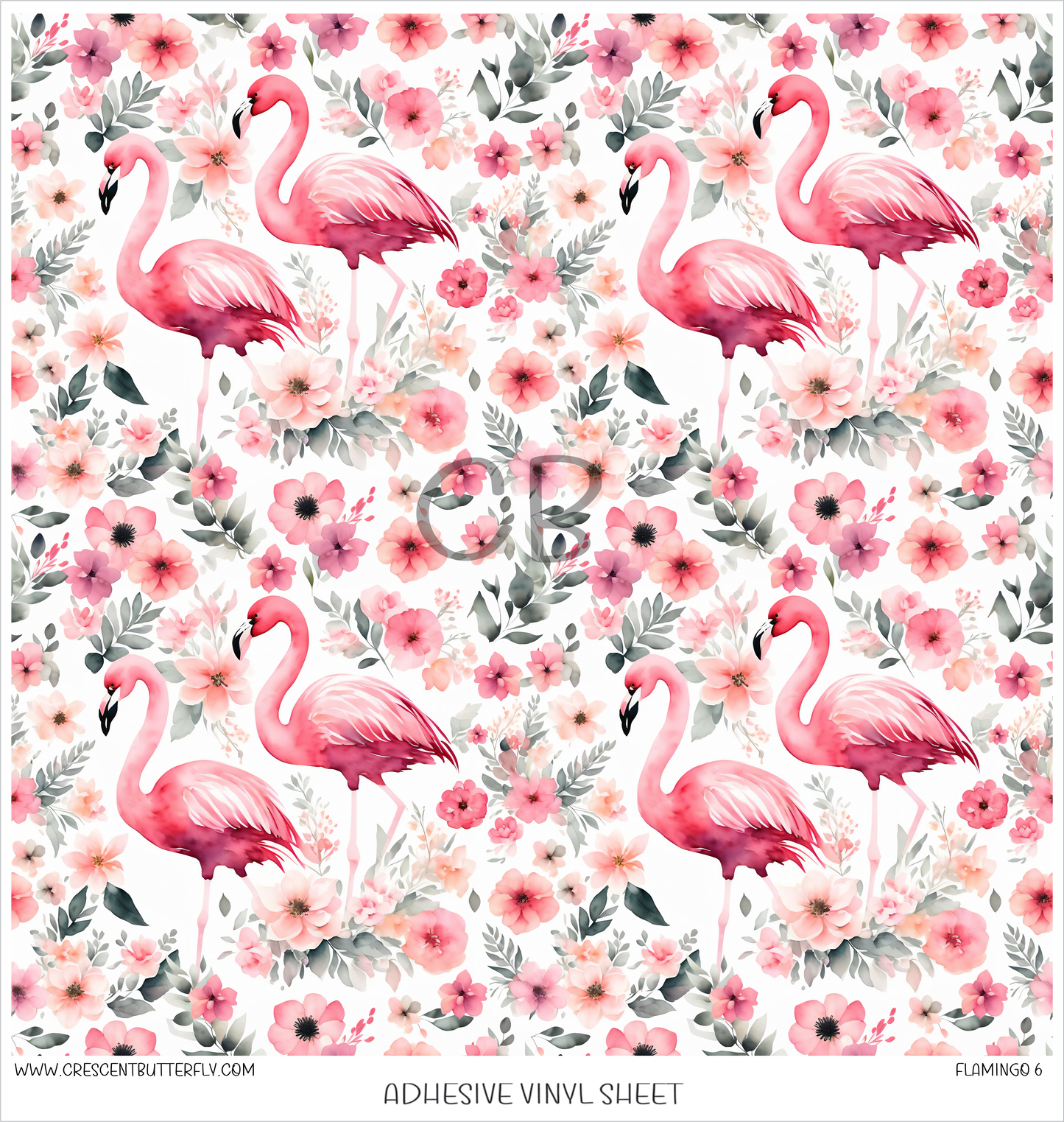 Flamingo 6 Printed Vinyl Sheet