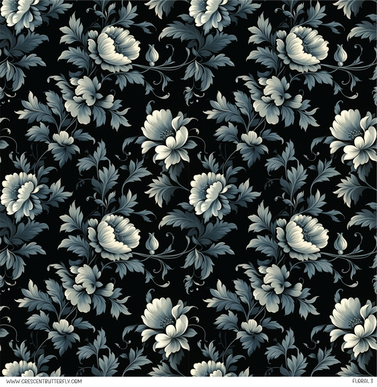 Floral 3 Vinyl Sheet/Wrap