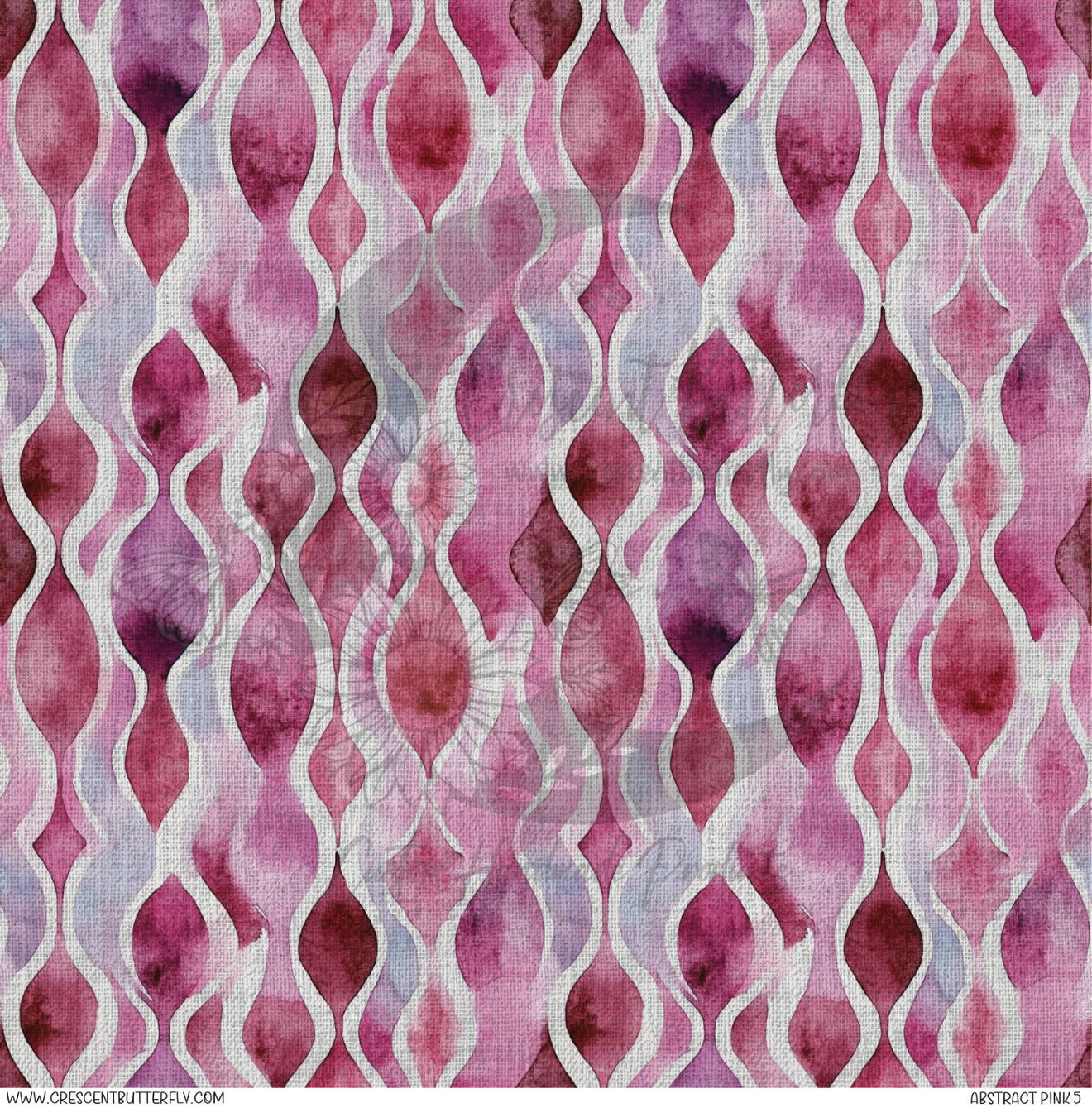 Abstract Pink 5 Printed Vinyl Sheet/Wrap