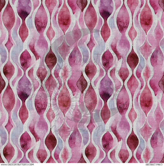 Abstract Pink 5 Printed Vinyl Sheet/Wrap