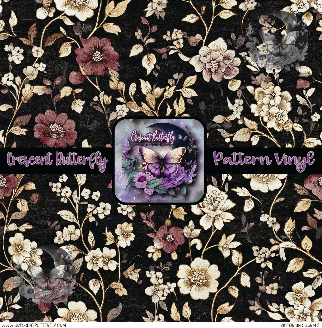 Victorian Charm 3 Printed Vinyl Sheet/Wrap