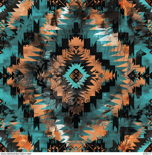 Aztec 17 Printed Vinyl Sheet/Wrap